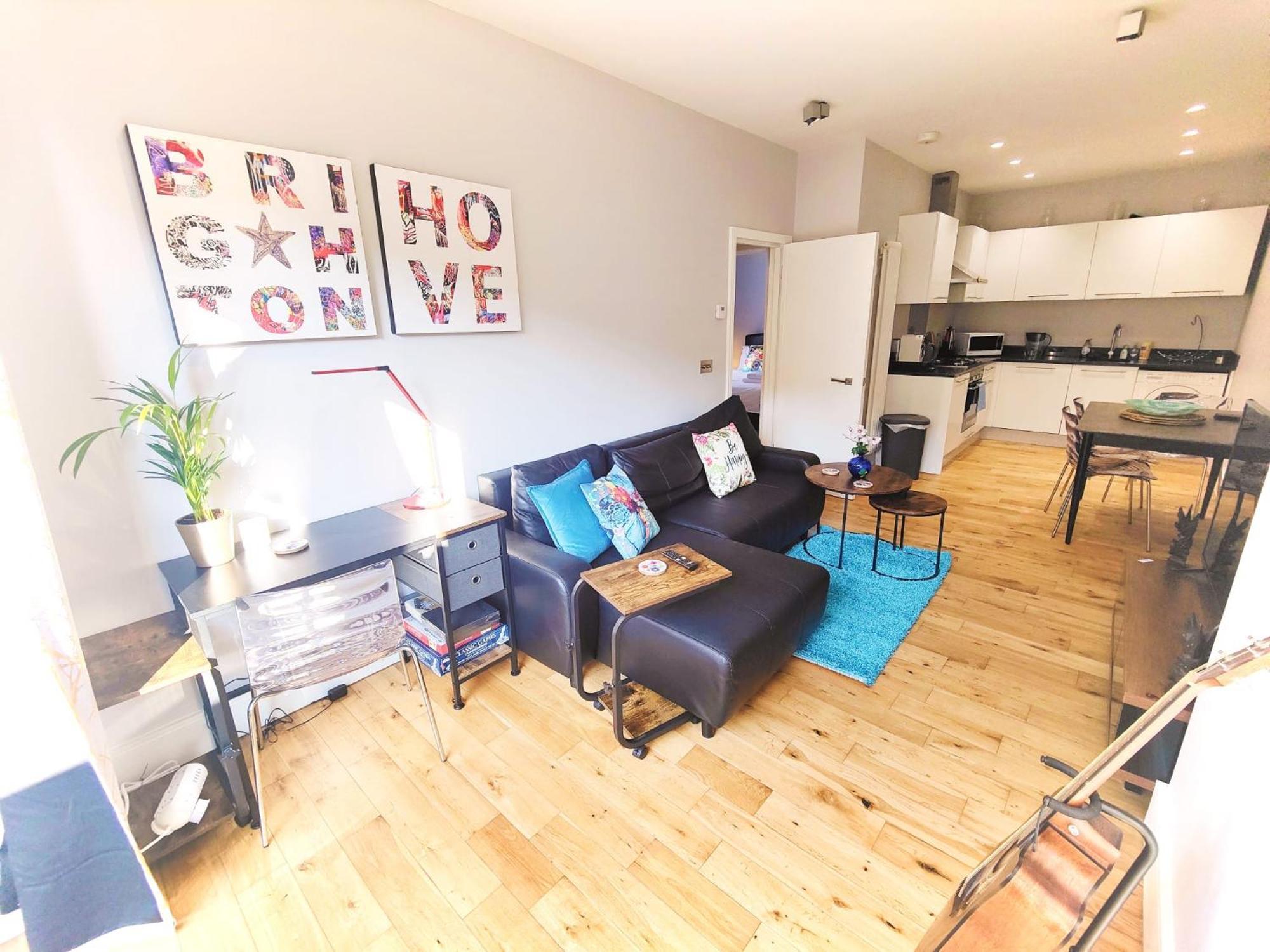 Modern Central Brighton Patio Flat - Free Parking! 外观 照片